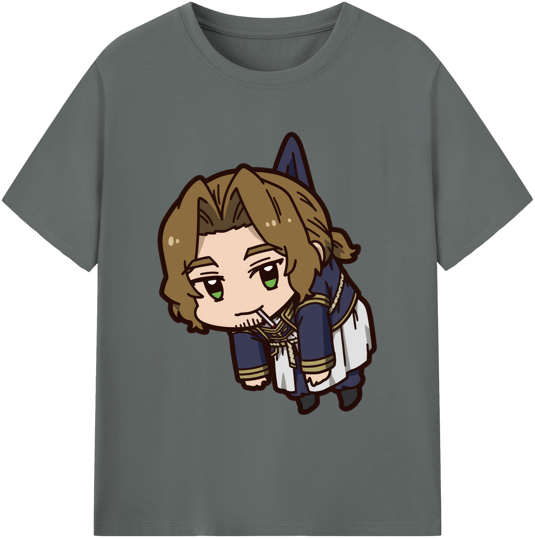 （画像用） 葬送のフリーレン Frieren 綿100％ メンズ半袖Tシャツ｜肌触りやわらか＆通気性